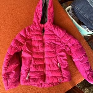 Girls size s/7 spider down winter jacket